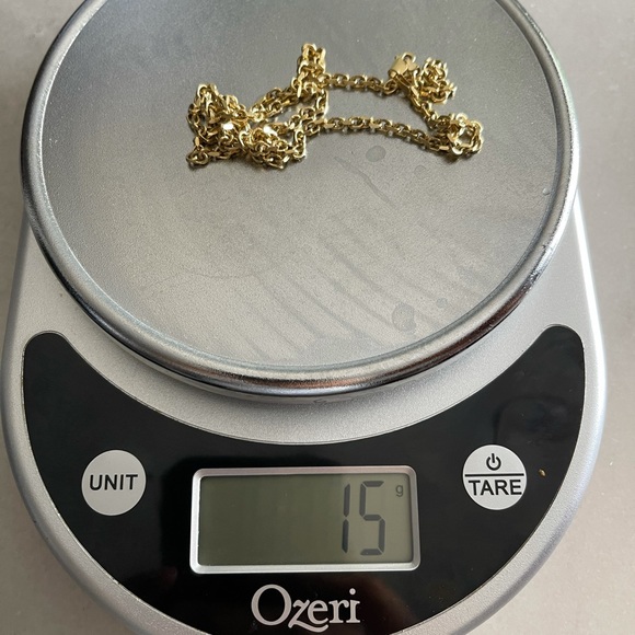 10K Gold Rolo Cable Chain Necklace - Great Condition - 15 Grams - 20 inches - Picture 6 of 7